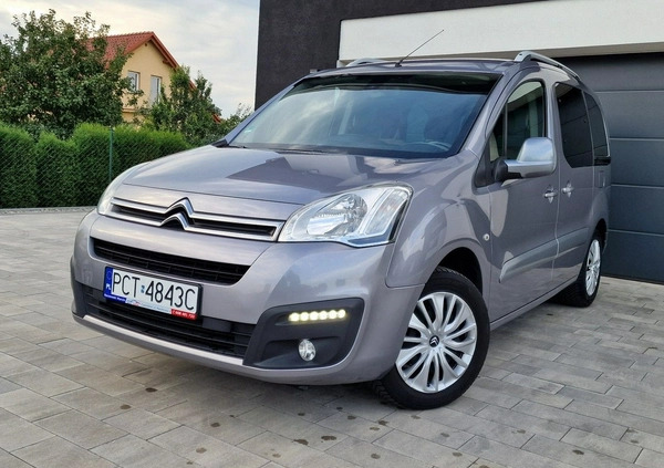 Citroen Berlingo cena 46800 przebieg: 143448, rok produkcji 2016 z Radzionków małe 254
